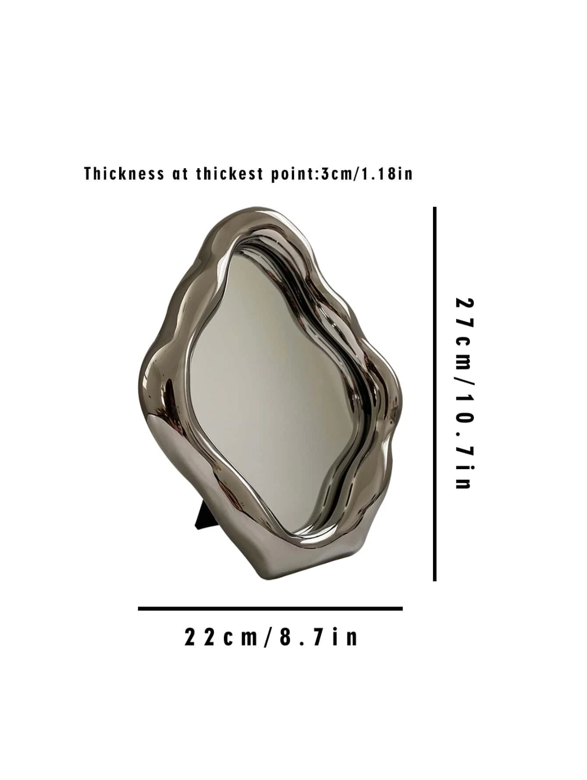 Vintage Irregular Dressing Table Mirror